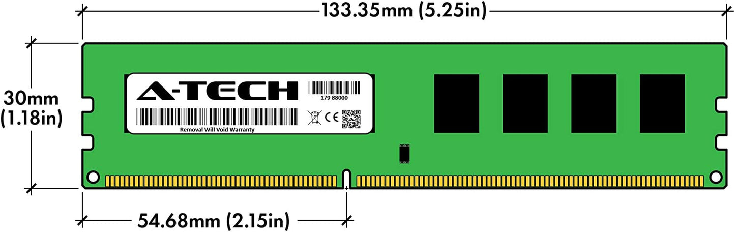 RAM 2GB DDR3 1333 Mhz PC3-10600 DIMM - Desktop Computer Memory - CL9 240-Pin UDIMM Non-Ecc Unbuffered Upgrade Module
